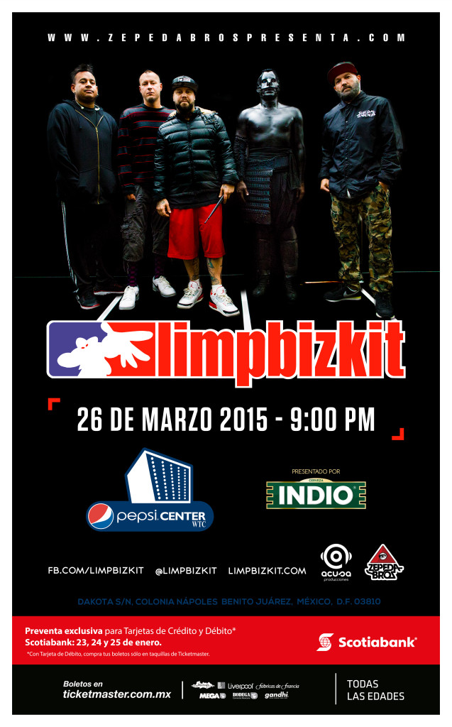 ¡Limp Bizkit regresa a México!